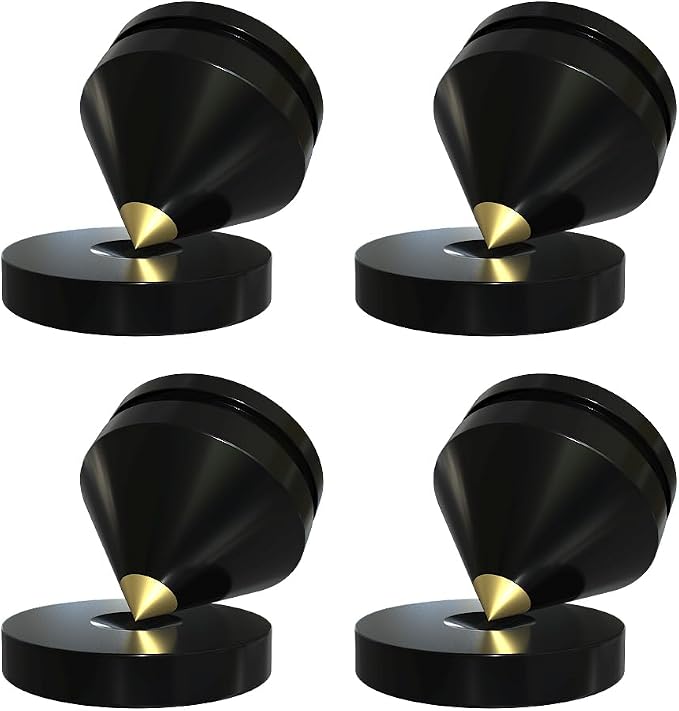 4Pcs Speaker Isolation Spikes Floor Protectors Shockproof Speaker Isolation by Xirhhur