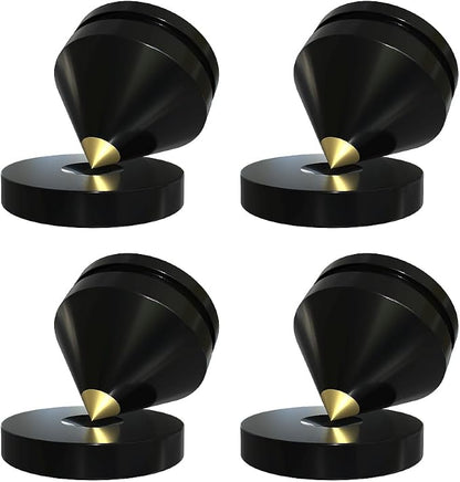 4Pcs Speaker Isolation Spikes Floor Protectors Shockproof Speaker Isolation by Xirhhur