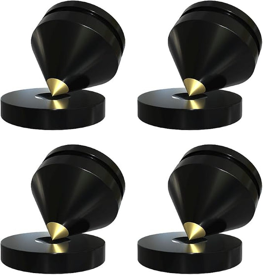 4Pcs Speaker Isolation Spikes Floor Protectors Shockproof Speaker Isolation by Xirhhur