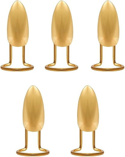 Set of 5 Mechanical Aesthetic Wearable Nails Adjustable Finger Accessories by Unknown