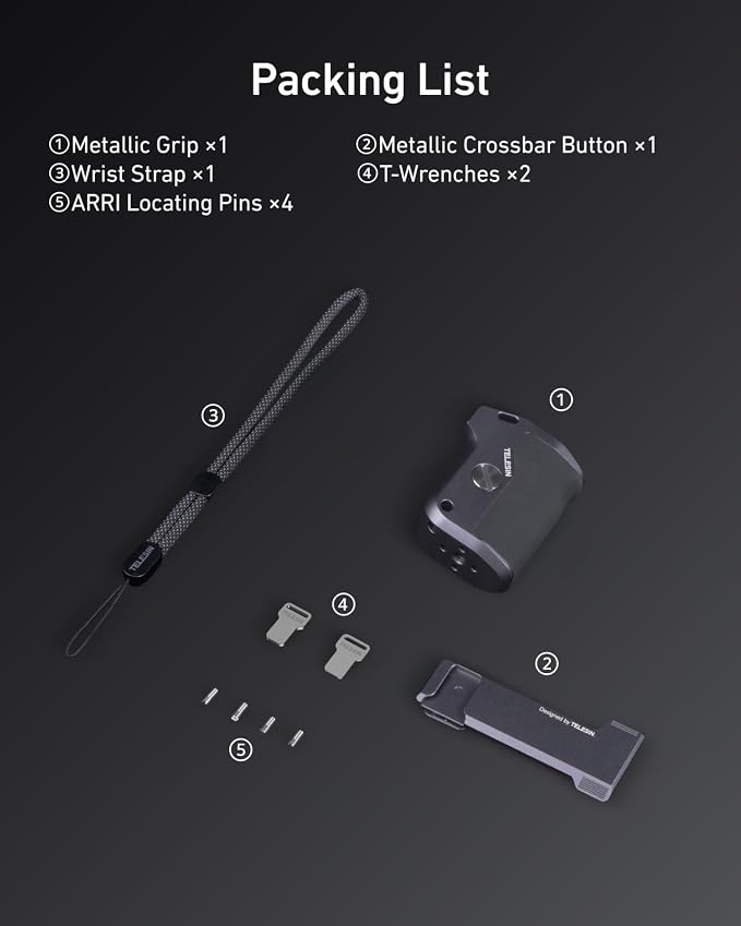 TELESIN Street Grip Kit For Hero 9-13 | Without Metal Rabbit Cage | Camera Grip - Image 2