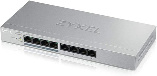 Zyxel 8-Port PoE Switch | Web Managed Gigabit Network Ethernet Splitter | 8x by ZYXELNETWORKS