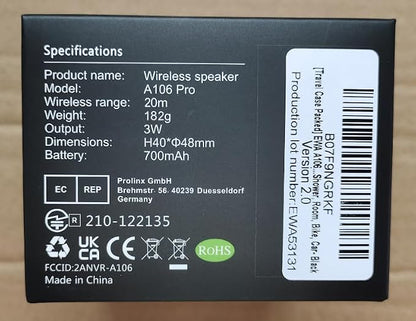 EWA Travel Case Packed, A106 Pro Portable Bluetooth Speaker - Image 8