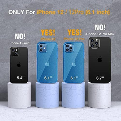 Miracase Glass Series for iPhone 12/12 Pro Case 6.1 inch, Upgraded Full-Body - Image 3