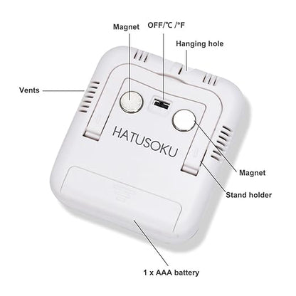 HATUSOKU Digital Thermometer and Hygrometer - Image 6