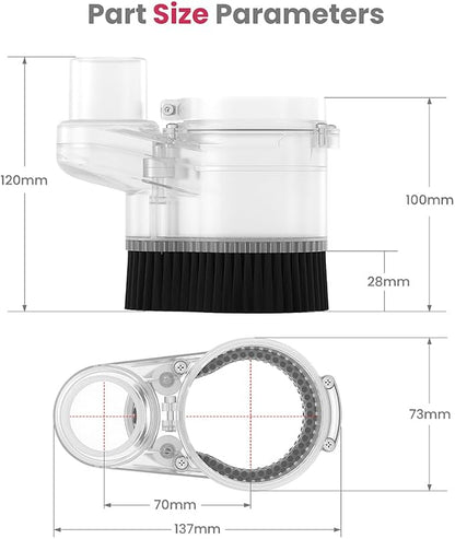 65mm CNC Dust Shoe, Compatible - Image 2