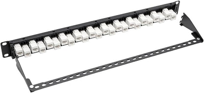 TRIPP LITE 24-Port Cat6a Cat6 Cat5e Feed-Through Patch Panel Offset w/Cable - Image 6