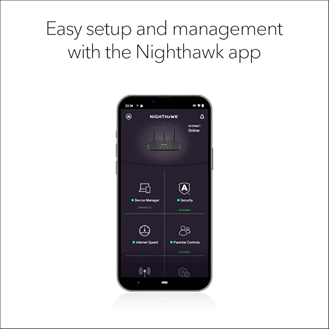 NETGEAR RAX36-100PAR AX3000 Nighthawk 4-Stream AX4 Up to 3 Gbps Wireless Speed - Image 6
