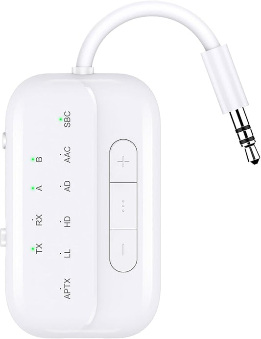 Bluetooth Transmitter Receiver, 2-in-1 V5.3 Wireless Adapter by Beeitzie