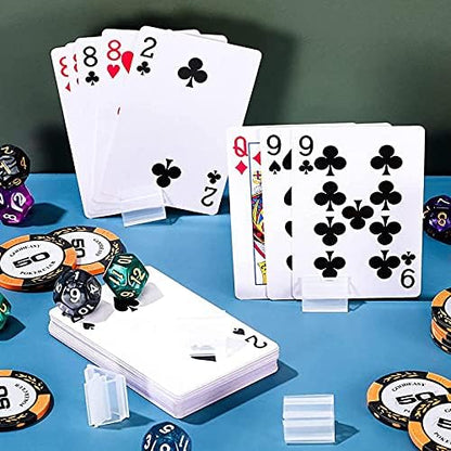 50pcs Clear Game Card Stands Plastic Game Piece Holder - Image 4