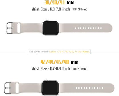 Sport Band Compatible with Apple Watch Bands 49mm 46mm 45mm 44mm 42mm 41mm 40mm - Image 7