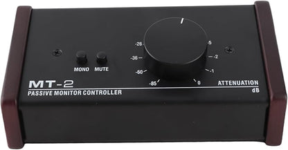 Passive Monitor Controller, Mute Control Large Control Knob Passive Stereo by BONKZEBU