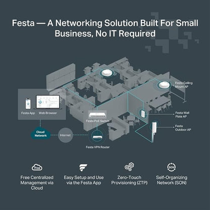 TP-Link Festa FR365, AX3000 WiFi 6 VPN Router, Self-Organizing Network - Image 2