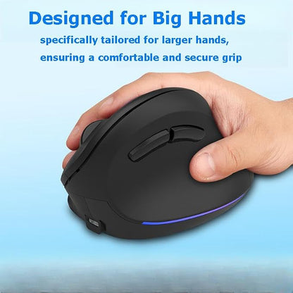 Wireless Mouse Ergonomic Vertical Mouse - Image 3
