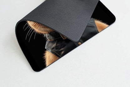 Square Mouse Pad Cool Cat with Sunglasses-1, Gaming Mouse Pads - Image 4