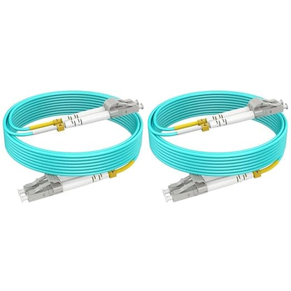OM3 LC LC Fiber Patch Cable, 165ft Multimode Fiber Optical Cable, Options by RamboCables