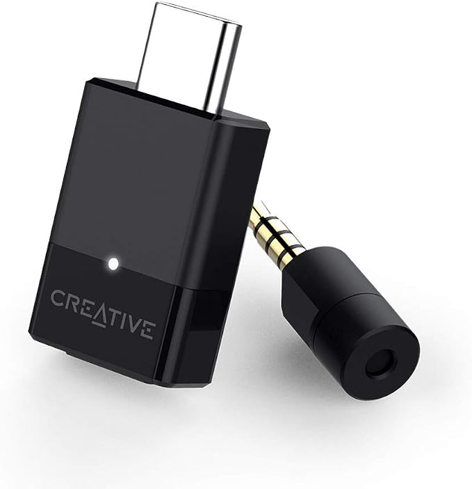 Creative BT-W3 Bluetooth 5.0 USB-C Audio Transmitter, aptX LL and aptX HD by CreativeLabs