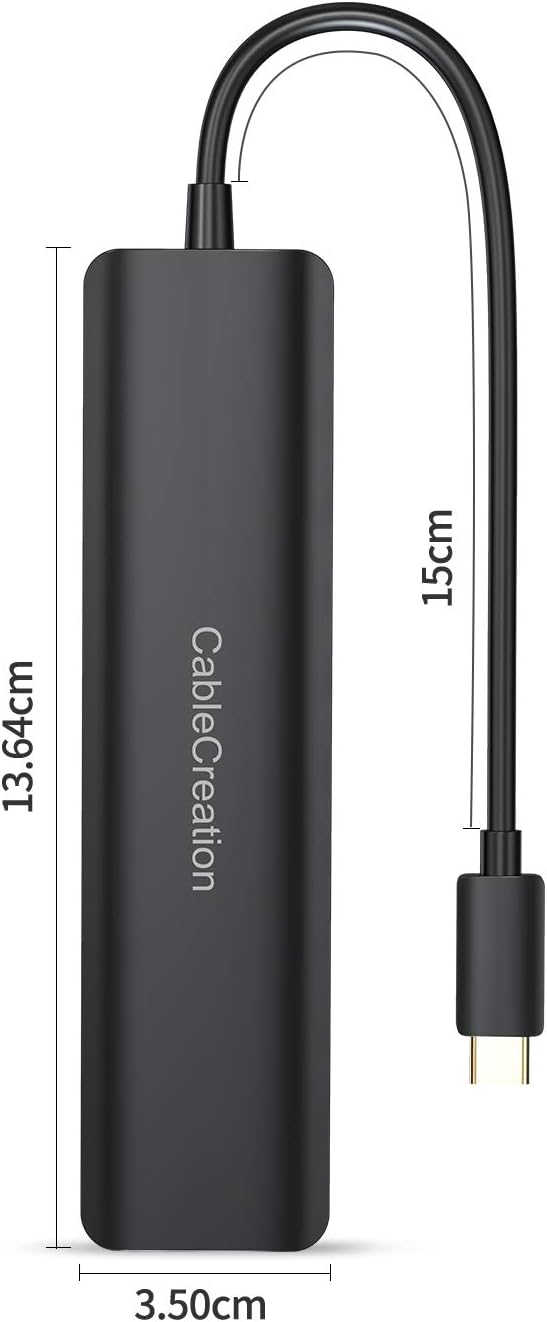 USB C Hub with Ethernet, CableCreation 7 in 1 4k@60Hz HDMI USB C Multiport - Image 8