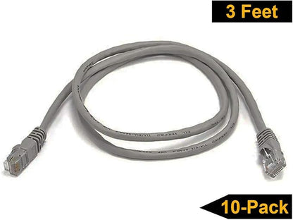 iMBAPrice 1' Cat5e Network Ethernet Patch Cable, 10 Pack - Image 4