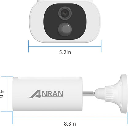 ANRAN 2K Solar Security Cameras Wireless Outdoor, 2.4Ghz WiFi Surveillance - Image 9