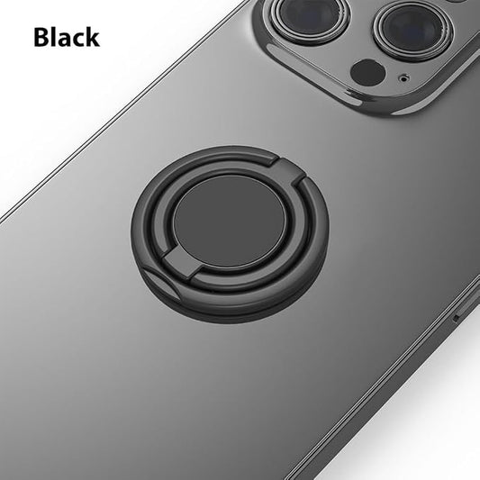 Phone Grip, Phone Ring Holder Finger Kickstand, Foldable & Adjustable Metal - Image 2