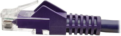 Tripp Lite Cat6 Gigabit Ethernet Snagless Molded Patch Cable UTP Purple RJ45 - Image 5