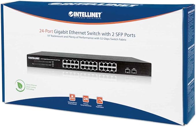 Intellinet 24 Port Gigabit Ethernet Switch - Image 2