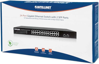 Intellinet 24 Port Gigabit Ethernet Switch - Image 2