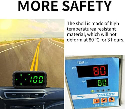 Kingneed HUD Speedometer Odometer Compass Head Up Display GPS Digital Display - Image 8
