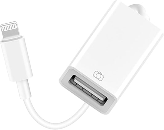 Lightning to USB Camera Adapter Apple MFi Certified Lightning Female USB 3.0 by Seulliya