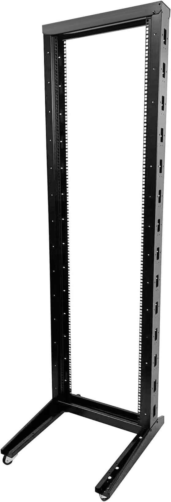2 Post 38U Open Frame Server Rack 2-Post Server Rack Network Rack, - Image 3