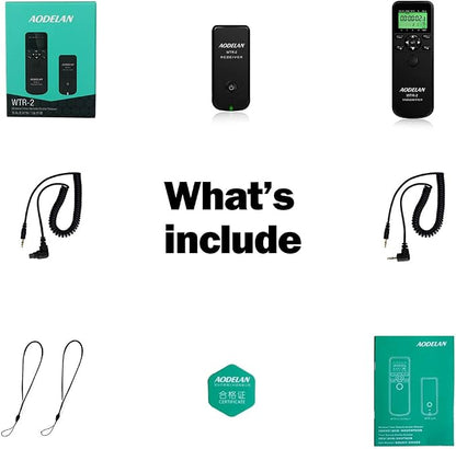 AODELAN Wireless Remote Control Shutter Release Timer intervalometer - Image 9