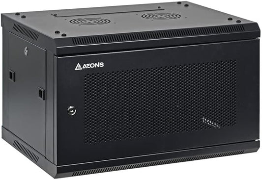 AEONS 6U Professional Wall Mount Network Server Cabinet Enclosure 19-Inch by AEONS