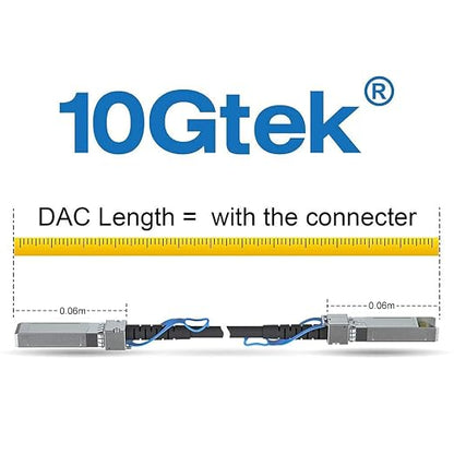 10Gtek 10G SFP+ DAC Twinax Cable, SFP+ to SFP+ Direct Attach Copper Passive - Image 4