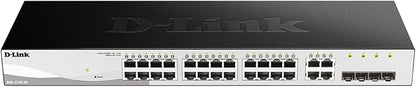 D-Link 28-Port Gigabit Smart Managed Switch | 24 GbE + 4 SFP Combo Ports | L2+ by D-Link