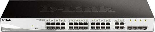 D-Link 28-Port Gigabit Smart Managed Switch | 24 GbE + 4 SFP Combo Ports | L2+ by D-Link