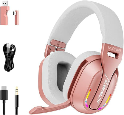 2.4GHz Wireless Gaming Headset for PC, Switch by MZYMI