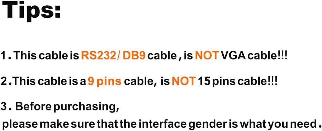 CableCreation USB to RS232 Serial Adapter, USB to RS232 Gold Plated DB9 Serial - Image 3