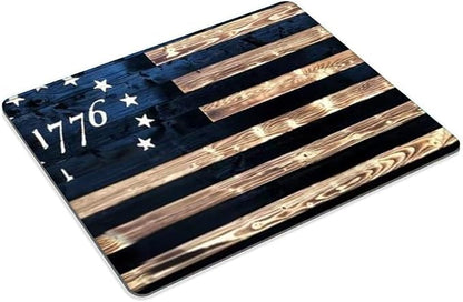 1776 Vintage American Flag Mouse pad Customized Mousepad Non-Slip Rubber Base - Image 2