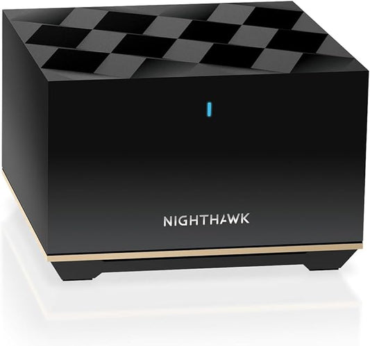 NETGEAR Nighthawk Tri-Band Whole Home Mesh WiFi 6E Add-on Satellite – Works by NETGEAR