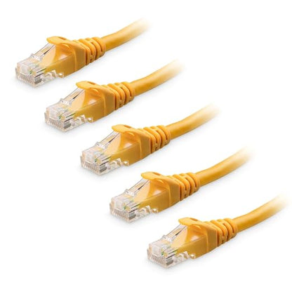 Cable Matters 10Gbps 5-Pack Snagless Cat 6 Ethernet Cable - 7ft by CableMatters