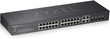 Zyxel 24 Port Ethernet Switch | Smart Managed Gigabit Network Switch | 24x GbE by ZYXELNETWORKS