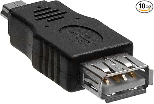 Cmple Mini USB 2.0 Male to USB 2.0 Female Adapter by Cmple