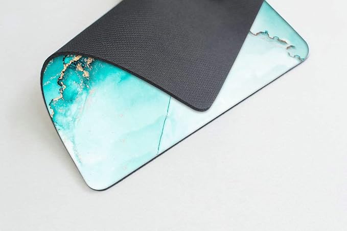 Ocean Blue Marble Mouse pad Customized Mousepad Non-Slip Rubber Base Mouse Pads - Image 3