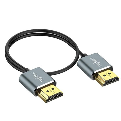 Twozoh Ultra-Thin HDMI to HDMI Cable 6.6FT, Hyper Slim HDMI 2.0 Cable, Extreme - Image 2