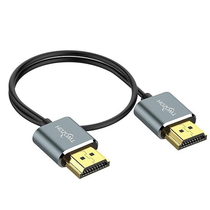 Twozoh Ultra-Thin HDMI to HDMI Cable 10FT, Hyper Slim HDMI 2.0 Cable, Extreme - Image 2