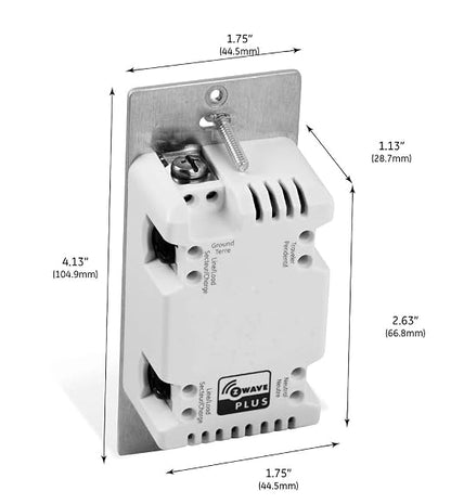 Bryant Electric IDEVZ01DW ZWave Enabled RF Decorator Switch 960W Incandescent - Image 2