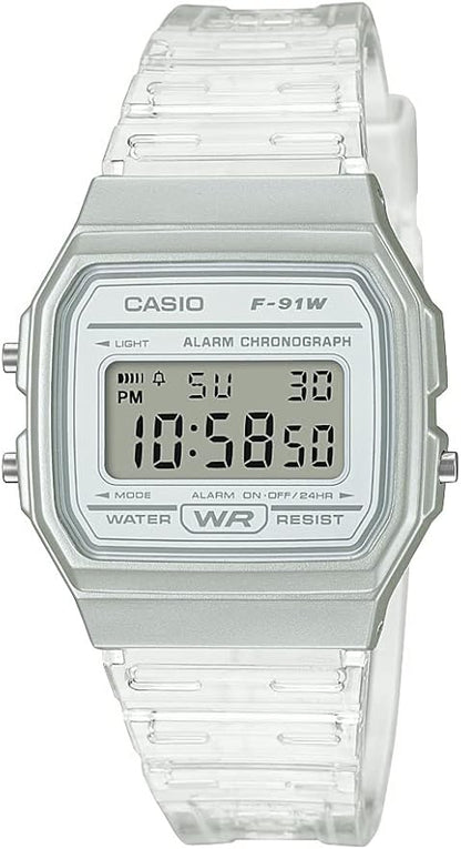 Casio F91W Series | Digital Watch | Water Resistant | LED Light | 1/100 SEC by Casio