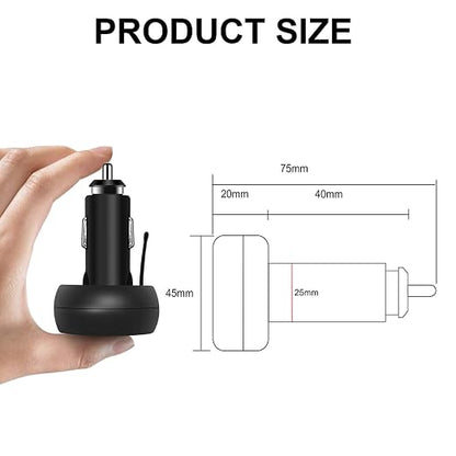 3 in 1 Car Voltmeter, USB Charger Adapter Auto Cigarette Lighter Plug Voltage - Image 7