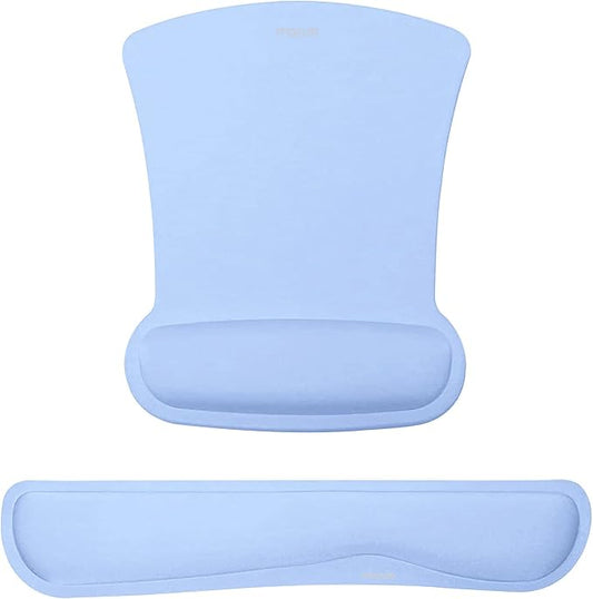 MOSISO Wrist Rest Support for Mouse Pad & Keyboard Set, Ergonomic Mousepad by MOSISO